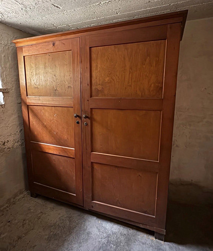 Kleiderschrank holz braun - kleiderschrank,